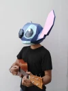 STITCH Mask DIY, Lowpoly Papercraft, Disney