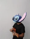 STITCH Mask DIY, Lowpoly Papercraft, Disney