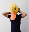 DUCK Mask DIY, Lowpoly Papercraft