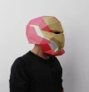 IRONMAN Mask DIY, Lowpoly Papercraft, Marvel