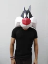 SYLVESTER Mask DIY, Looney Tunes Papercraft