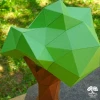 DIY Bonsai Tree model, 3D Papercraft PDF pattern / Simple Origami Low poly paper Sculpture for kids Room Decor or plant lover Lady gift