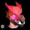 DRAGON Mask - Make your own 3D dragon mask with this template