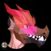 DRAGON Mask - Make your own 3D dragon mask with this template