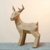 Deer paper model ,Papercraft , DIY , Low poly , PDF Papercraft , Deer Model , Deer low poly , Deer