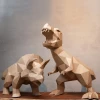 Triceratops paper model ,Papercraft , DIY , Low poly , Triceratops Model , PDF Papercraft , Triceratops Model , Triceratops low poly