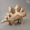 Stegosaurus paper model ,Papercraft , DIY , Low poly , Stegosaurus Model , PDF Papercraft ,Stegosaurus Model, Stegosaurus low poly