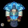 AZTEC Headdress Mask - Make it with paper card and this PDF template