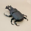 Horn Beetle paper model ,Papercraft , DIY , Low poly , PDF Papercraft , Unicorn Beetle , Dynastinae , Rhinoceros Beetle