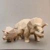 Triceratops paper model ,Papercraft , DIY , Low poly , Triceratops Model , PDF Papercraft , Triceratops Model , Triceratops low poly