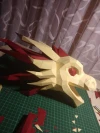 Dragon Head Papercraft Low Poly Decoration, PDF Template, DIY Paper 3D CumulusCraft