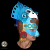 AZTEC Headdress Mask - Make it with paper card and this PDF template