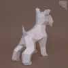 Schnauzer paper model ,Papercraft , DIY , Low poly , PDF Papercraft , Schnauzer Model , Schnauzer low poly , Schnauzer