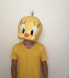 TWEETY Mask DIY, Looney Tunes Papercraft