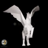 3D Pegasus Paper Sculpture - Make a hanging paper Pegasus decoration with this PDF download