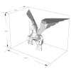 3D Pegasus Paper Sculpture - Make a hanging paper Pegasus decoration with this PDF download