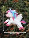 Unicorn papercraft PDF , low poly 3d papercraft unicorn DIY origami decoration pepakura template