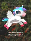 Unicorn papercraft PDF , low poly 3d papercraft unicorn DIY origami decoration pepakura template