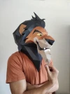 SCAR Mask DIY, Lowpoly Papercraft, Lion King