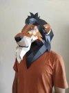 SCAR Mask DIY, Lowpoly Papercraft, Lion King