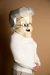 GRANNY Mask DIY, Looney Tunes Papercraft