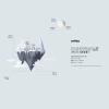 Arctic Bear on Floating Island 3D Wall Decor Low poly Papercraft, DIY, PDF