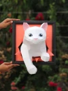 Cat 3d paper craft PDF, DIY papercraft cat model template,origami cat,cat low poly