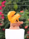 Squirrel 3d paper craft PDF | DIY 3d paper craft Squirrel model template, origami Squirrel, Squirrel low poly