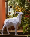 Papercraft 3D ROYAL DEER pepakura Pdf paperfreak template Low Poly Paper Sculpture pattern gift Decor Christmas polygonal new year animal