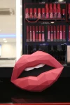 Papercraft 3D LIPS MOUTH WITH teeth pepakura pdf template Low polygonal Paper Sculpture Diy gift Decor Puckered Lips beauty shop trophy art