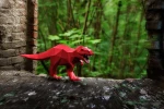 Papercraft dinosaur T-REX TYRANNOSAURUS 3D Low Poly Paper sculpture DIY gift Decor for home & office pepakura pattern template jurassic park