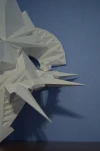 Papercraft 3D ANUBIS HEAD god of Egypt pepakura pdf template art Low polygonal Paper Sculpture Diy gift Decor home office animal trophy