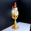 Papercraft Lumiere, beauty and the beast, candles, DIY PDF, low Poly, origami, Pepakura, Paper Model, 3D