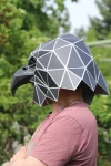 Eagle Mask PDF template, DIY papercraft, Polygonal, Origami, 3d Mask, Pdf, low poly, Pepakura, 3d mask, paper bird Eagle Mask PDF template, DIY papercraft, Polygonal, Origami, 3d Mask, Pdf, low poly, Pepakura, 3d mask, paper bird