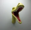 Papercraft DINOSAUR RAPTOR TROPHY head Jurassic dino park 3D Low Poly Paper sculpture DiY gift Decor home office pepakura pattern template Papercraft DINOSAUR RAPTOR TROPHY head Jurassic dino park 3D Low Poly Paper sculpture DiY gift Decor home office pepakura pattern template
