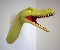 Papercraft DINOSAUR RAPTOR TROPHY head Jurassic dino park 3D Low Poly Paper sculpture DiY gift Decor home office pepakura pattern template Papercraft DINOSAUR RAPTOR TROPHY head Jurassic dino park 3D Low Poly Paper sculpture DiY gift Decor home office pepakura pattern template