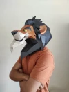 SCAR Mask DIY, Lowpoly Papercraft, Lion King