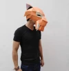 SABERTOOTH Mask DIY, Lowpoly Papercraft, Ice Age