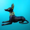 Papercraft Pharaoh Hound template, perro del faraon, DIY PDF, Low Poly, dog, origami, Pepakura, Paper Model, 3D