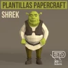 Shrek Papercraft Design with PDF templates to build by hand, Paper art and craft for home decoration, DIY, 3DIER