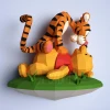 Papercraft Templates Tigger n Winnie Wall Model PDF SVG DXF