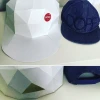 SnapBack 3d papercraft, many sizes. You get PDF digital template and instructions for this DIY (do it yourself) paper hat.