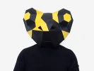 DIY Salamander Mask, Lizard Mask, 3D Paper Craft Template, Halloween Mask, Instant Pdf Download, Low Poly Mask, DIY Animal Head