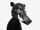 DIY Warthog Mask, Wild Boar Mask, Paper Craft Template, Halloween Mask, Printable Mask, Instant Pdf Download, 3D Low Poly Mask, Origami Mask