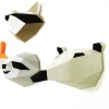 Cute Anteater 3D papercraft. You get a PDF digital file templates and instruction for these DIY paper decoration. Easy enough for kids!