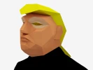 Donald Trump Mask with a Mullet, DIY Trump Head, Instant Pdf download, DIY Printable Paper Mask