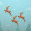 Deer Rudolph Wall Decor Papercraft, Lowpoly, Low poly Papercraft