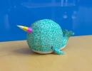 Whale Unicorn Papercraft, Lowpoly, Low poly Papercraft