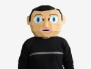 Make your own Frank Sidebottom Mask, DIY Paper Craft Template, DIY Paper Masks,Low Poly Mask, Gift Idea For Him, Frank Sidebottom Head