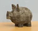 Piggy Bank Papercraft, Lowpoly, Low poly Papercraft